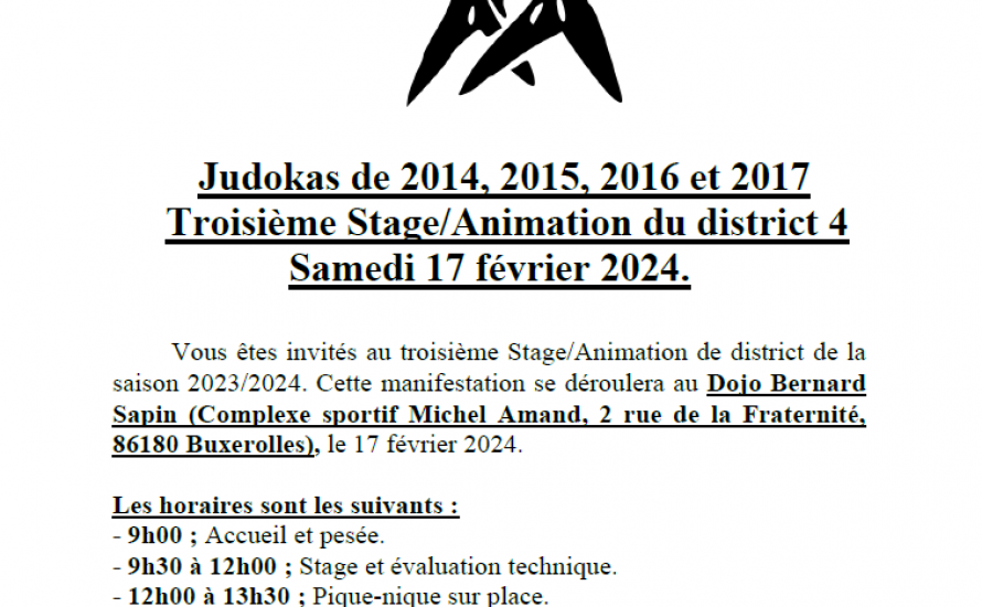 17/02/2024 - Stage/Animation à la pépinière pour les Mini-Poussin(e)s et les Poussin(e)s